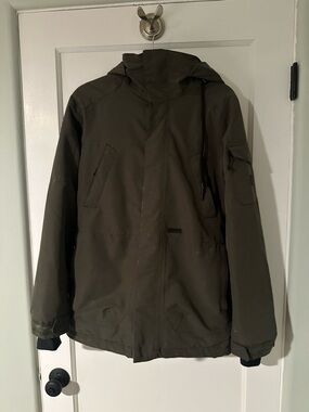 Women’s Olive ski snowboard jacket